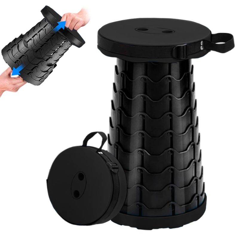 Silla plegable portátil redonda y liviana de alta resistencia- Para todo tipo de actividades🎁Hoy lleva la 2da con 50%DCTO