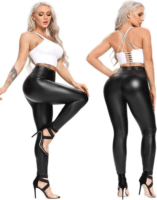 Pantalón en Cuerina Levanta Cola, Define Piernas y NO Transparenta — Perfecto Para Tus Outfits Fit + Glam