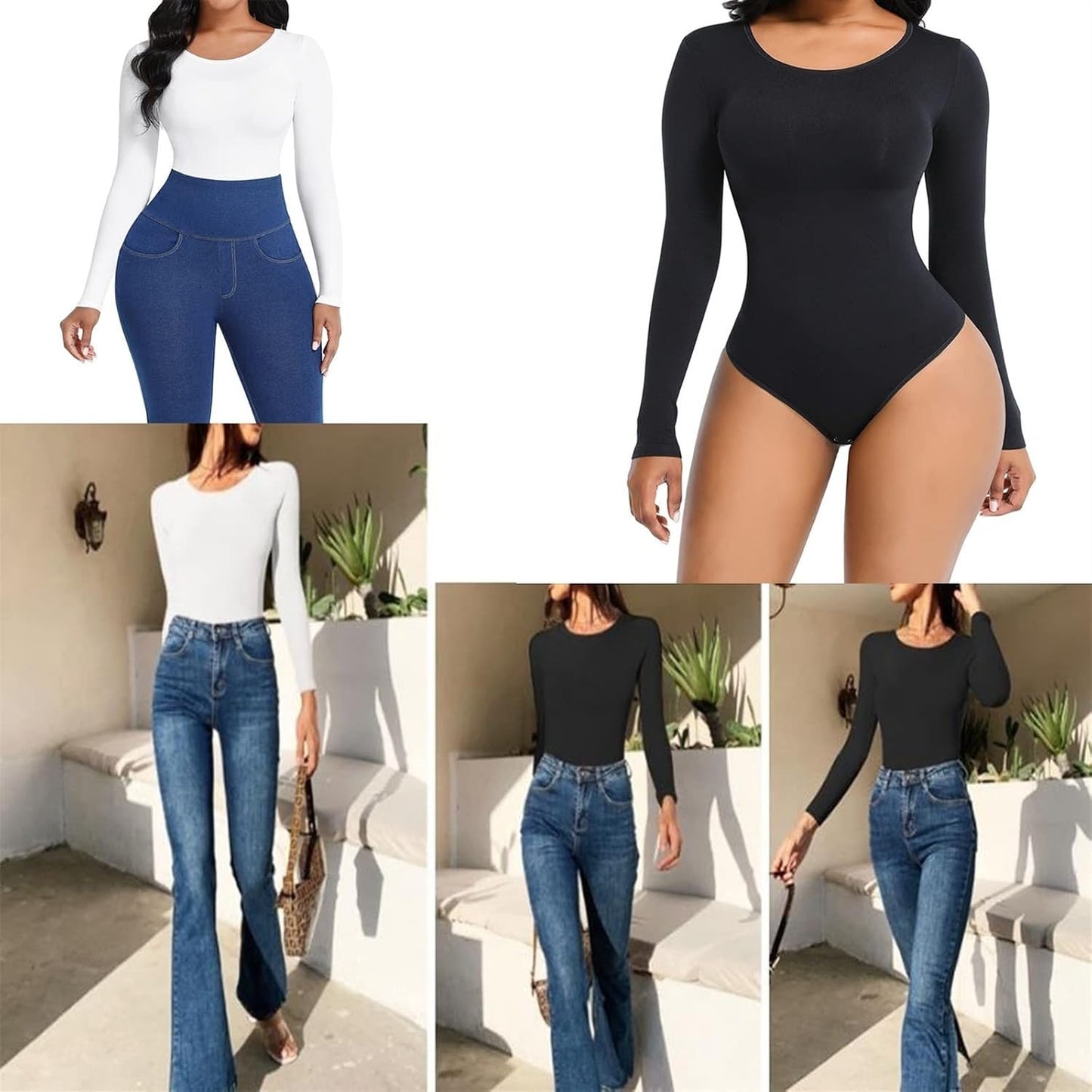 Nueva colección |Pack 3 Bodys Martina manga larga Compresión efecto Lipo | Disponible en todas las tallas🎁 Ahorra más de $100.000