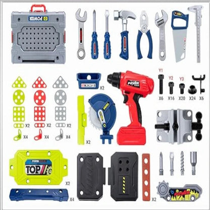 Kit de herramientas Manitas Constructoras - Maletin convertible | Aprendizaje, juego y creatividad sin pantallas.