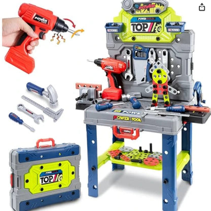 Kit de herramientas Manitas Constructoras - Maletin convertible | Aprendizaje, juego y creatividad sin pantallas.