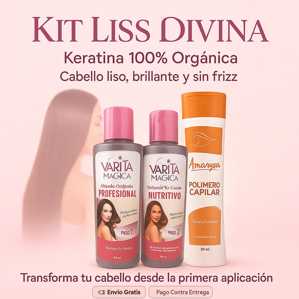 Kit capilar alisador Liss Divina