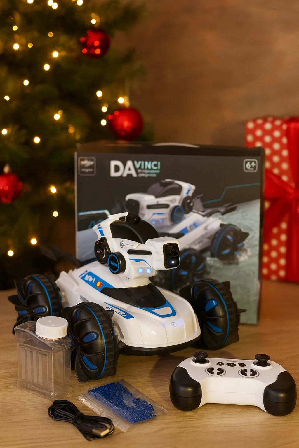 Carro a Control Remoto TurboSplash con Lanzador de bolas de hidrogel y agua 🎁Llévalo con 50% DCTO