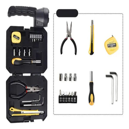 Linterna Solar con caja De Herramientas portátil - Con puerto de carga 🎁 Llévala hoy con 50% DCTO