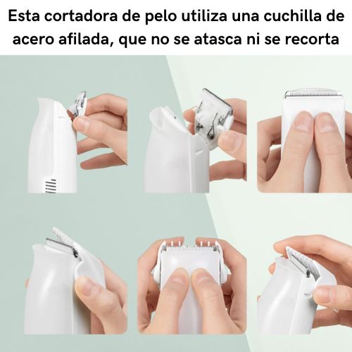 Máquina Afeitadora 0 lágrimas para Bebé | No lástima, es silenciosa evita que se resista al corte de pelo