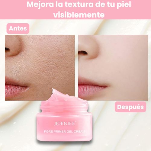 Jiorniee Primer en gel para todo tipo de Piel | Difumina eficazmente los poros y crea una tez sin imperfecciones