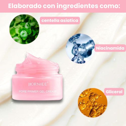 Jiorniee Primer en gel para todo tipo de Piel | Difumina eficazmente los poros y crea una tez sin imperfecciones