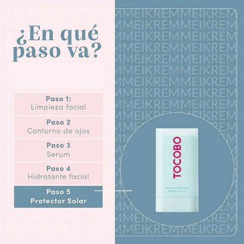 Bloqueador solar en barra Tocobo 19 Gr | Protege tu piel de envejecer antes de tiempo🎁Serum facial de Niacinamida 30Ml