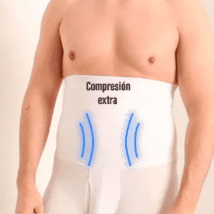 Bóxer negro control barriga para hombre - Cómodo, discreto y moldea tu abdomen Talla única 🎁Lleva hoy El 2do con 30% dcto