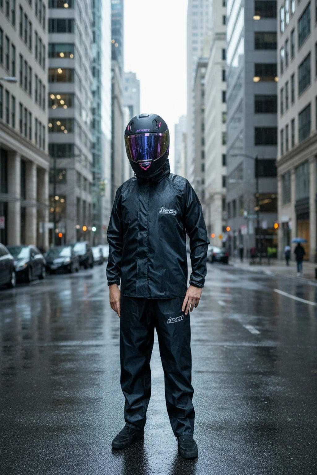 Impermeable Premium Monster/ iicon tipo Colmena | Incluye chaqueta con capota ajustable y pantalón con doble refuerzo en los muslos