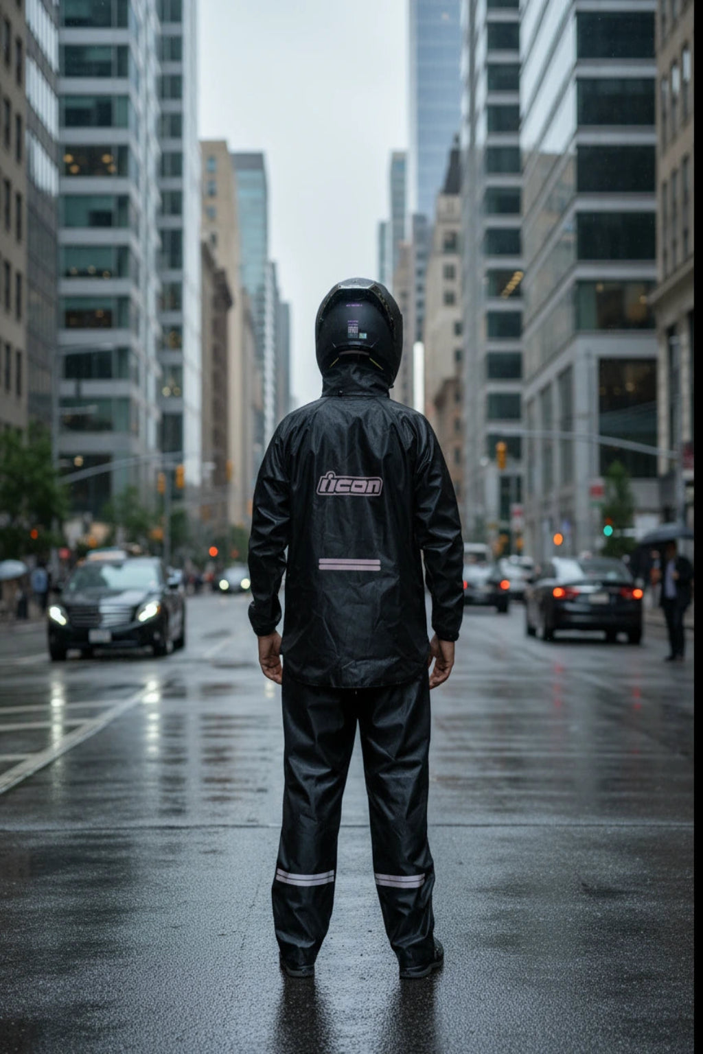 Impermeable Premium Monster/ iicon tipo Colmena | Incluye chaqueta con capota ajustable y pantalón con doble refuerzo en los muslos