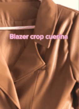 Nueva colección | Blaizer corto en cuerina | comodidad y estilo para resaltar en cualquier ocasión 🎁Llévala hoy con 30% DCTO